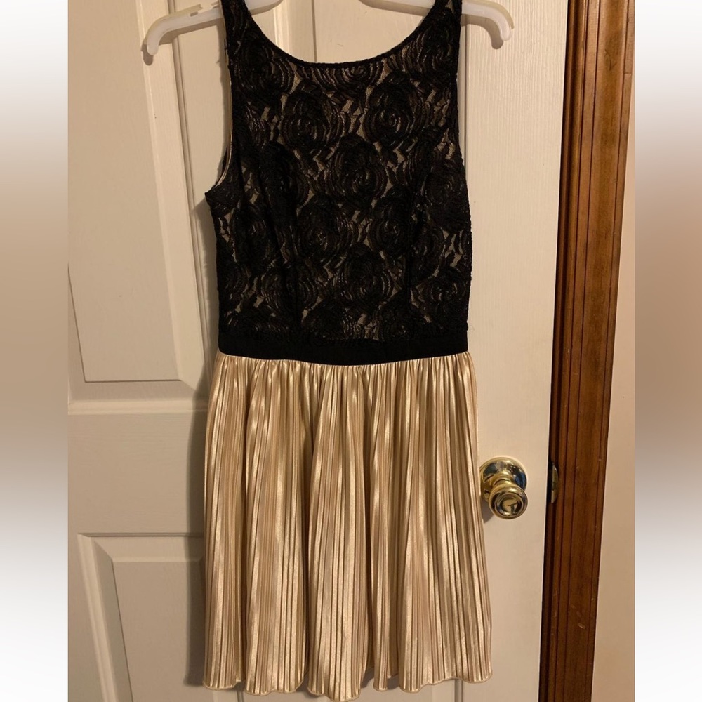 Black and gold Dress